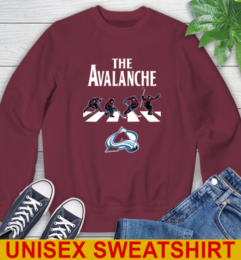 NHL Hockey Colorado Avalanche The Beatles Rock Band Shirt Sweatshirt 6
