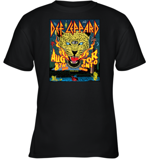 Def Leppard Toronto August 8, 2022 The Stadium Tour Youth T-Shirt