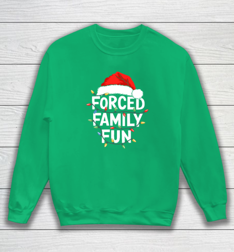 Forced Family Fun Shirt Christmas Pajamas Sweatshirt 4