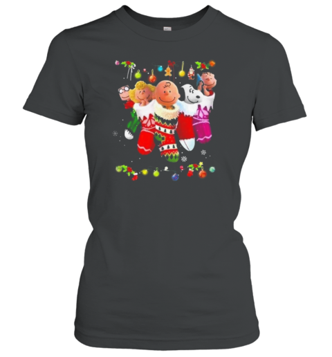 Snoopy's Christmas Best Present From Santa Claus Women's T-Shirt