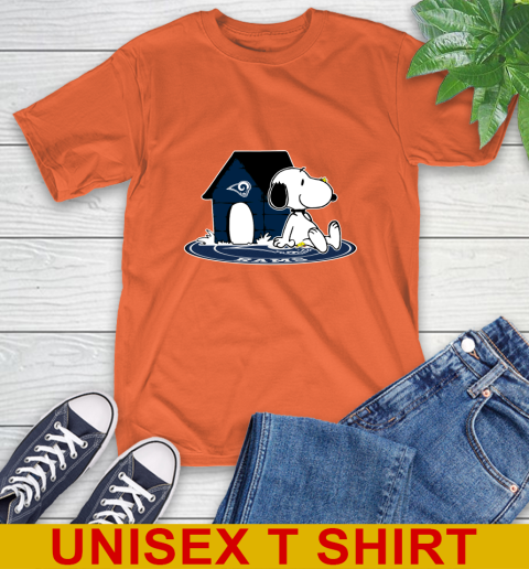 NFL Football Los Angeles Rams Snoopy The Peanuts Movie Shirt T-Shirt 5