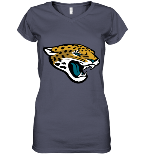 Jacksonville Jaguars Nfl Pro Line By Fanatics Branded Vintage Victory Women's V-Neck T-Shirt
