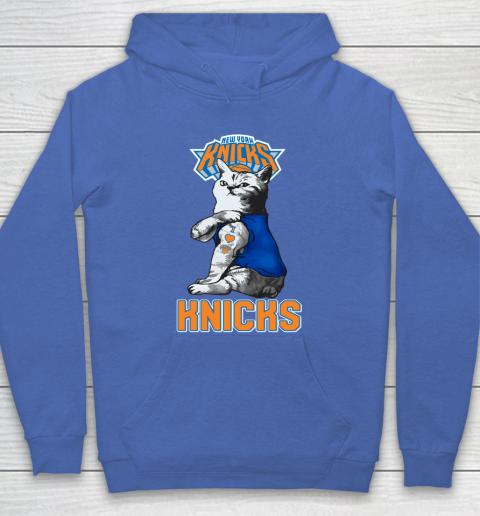 NBA Basketball My Cat Loves New York Knicks Hoodie 6