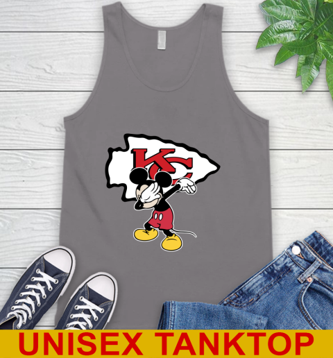 Kansas City Chiefs NFL Football Dabbing Mickey Disney Sports Tank Top 7