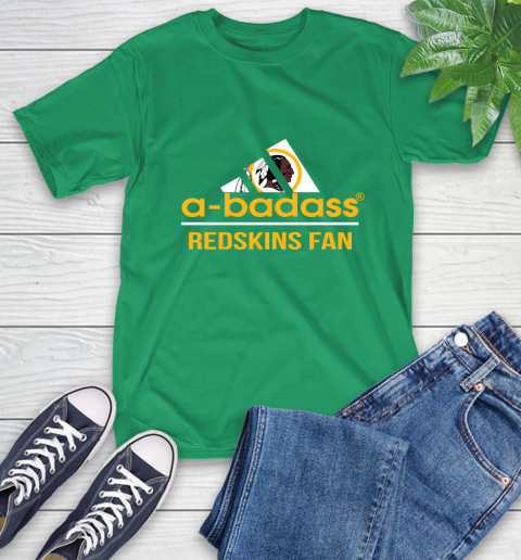Washington Redskins NFL Football A Badass Adidas Adoring Fan Sports T-Shirt 7