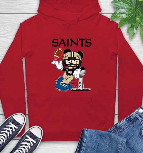 NFL New Orleans Saints Mickey Mouse Disney Super Bowl Football T Shirt Hoodie 10