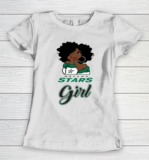 Dallas Stars Girl NHL Women's T-Shirt 3