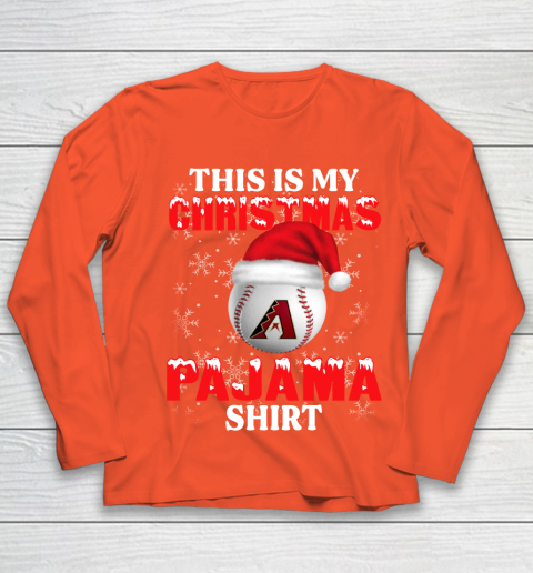 Arizona Diamondbacks This Is My Christmas Pajama Shirt MLB Youth Long Sleeve 3