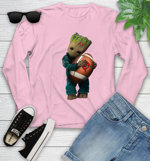 NFL Groot Guardians Of The Galaxy Football Sports Tampa Bay Buccaneers Youth Long Sleeve 10