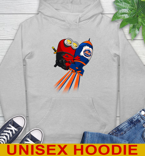 MLB Baseball New York Mets Deadpool Minion Marvel Shirt Hoodie 6