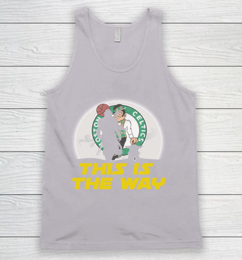 Boston Celtics NBA Basketball Star Wars Yoda And Mandalorian This Is The Way Tank Top 3