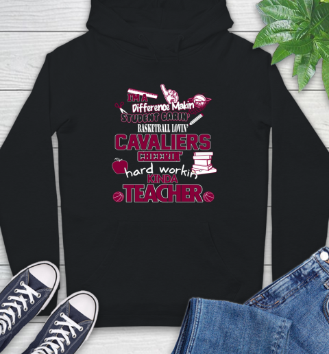 Cleveland Cavaliers NBA I'm A Difference Making Student Caring Basketball Loving Kinda Teacher Hoodie
