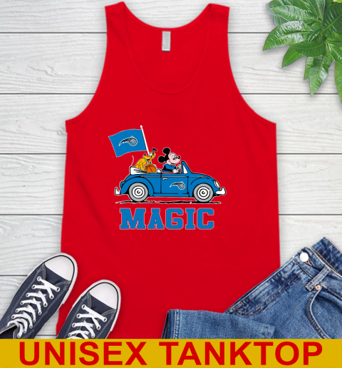 NBA Basketball Orlando Magic Pluto Mickey Driving Disney Shirt Tank Top 6