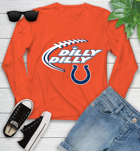 NFL Indianapolis Colts Dilly Dilly Football Sports Youth Long Sleeve 4