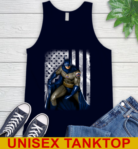 New York Mets MLB Baseball Batman DC American Flag Shirt Tank Top 2