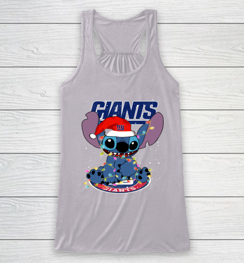 New York Giants NFL Football noel stitch Christmas Racerback Tank 3