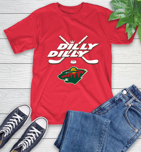 NHL Minnesota Wild Dilly Dilly Hockey Sports T-Shirt 10