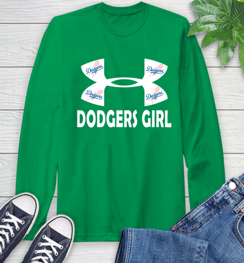 MLB Los Angeles Dodgers Under Armour Baseball Sports Long Sleeve T-Shirt 8
