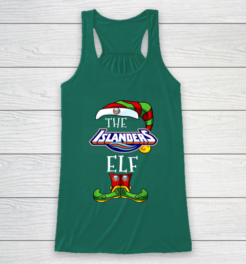 New York Islanders Christmas ELF Funny NHL Racerback Tank 5