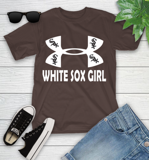 MLB Chicago White Sox Girl Under Armour Baseball Sports Youth T-Shirt 7
