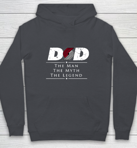 Portland Trail Blazers NBA Basketball Dad The Man The Myth The Legend Youth Hoodie 5
