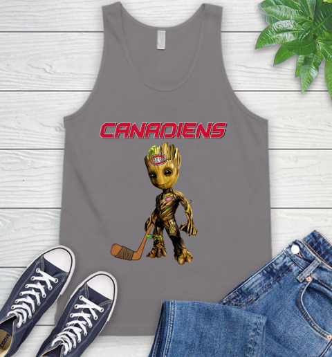 Montreal Canadiens NHL Hockey Groot Marvel Guardians Of The Galaxy Tank Top 7