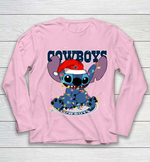 Dallas Cowboys NFL Football noel stitch Christmas Youth Long Sleeve 6