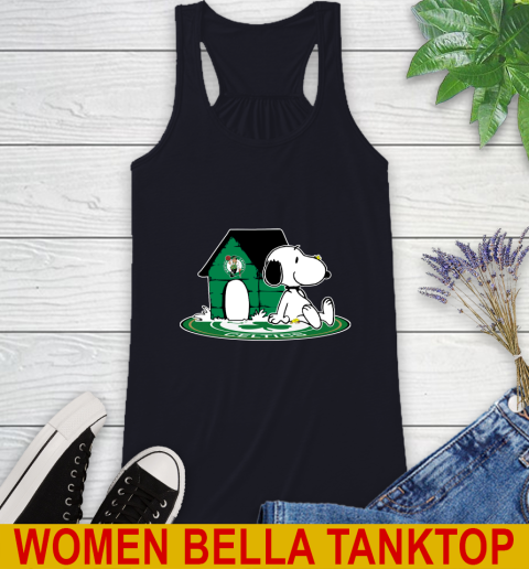 NBA Basketball Boston Celtics Snoopy The Peanuts Movie Shirt Racerback Tank 10