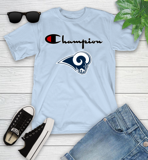 NFL Football Los Angeles Rams Champion Shirt Youth T-Shirt 5