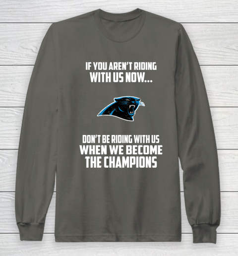 NFL Carolina Panthers Football We Become The Champions Long Sleeve T-Shirt 5