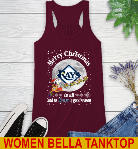 Tampa Bay Rays Merry Christmas To All And To Rays A Good Season MLB Baseball Sports Racerback Tank 2