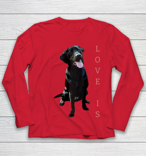 Dog Mom Shirt Labrador Retriever Shirt Women Men Kids Black Lab Dog Mom Youth Long Sleeve 8