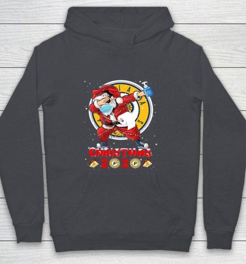 Indiana Pacers Funny Santa Claus Dabbing Christmas 2020 NBA Youth Hoodie 5