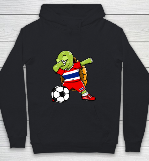 Dabbing Turtle Thailand Soccer Fans Jersey Thai Football Youth Hoodie