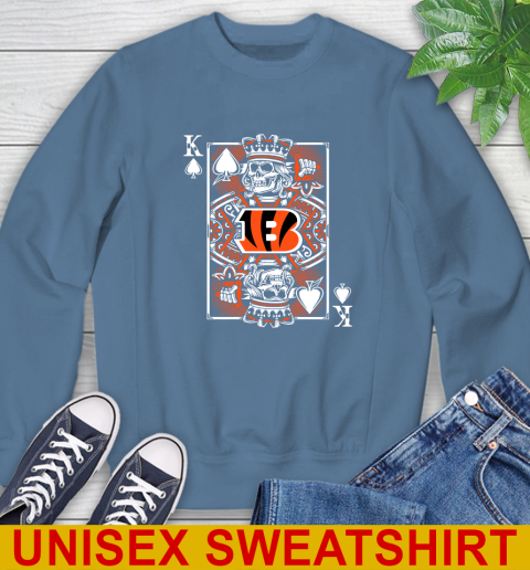 Cincinnati Bengals NFL Football The King Of Spades Death Cards Shirt Sweatshirt 10