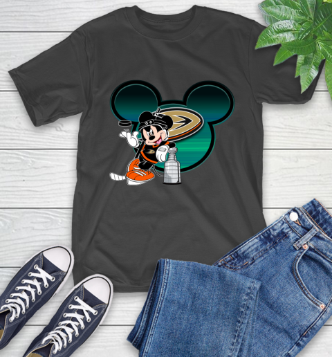 NHL Anaheim Ducks Stanley Cup Mickey Mouse Disney Hockey T Shirt T-Shirt 2