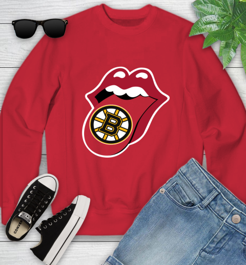 Boston Bruins NHL Hockey Lips I Root For My Team Adoring Fan 123