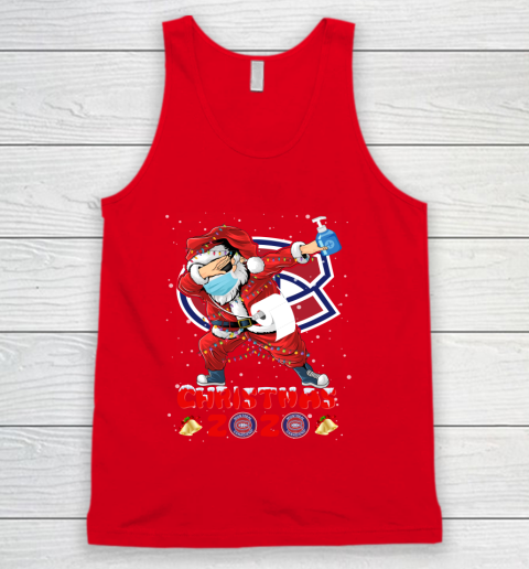 Montreal Canadiens Funny Santa Claus Dabbing Christmas 2020 NHL Tank Top 5