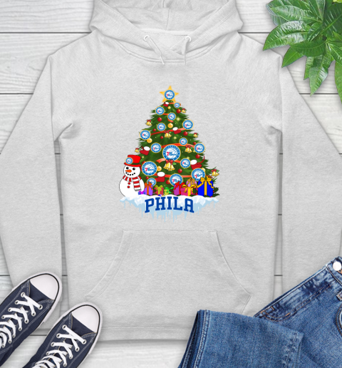 Philadelphia 76ers Merry Christmas NBA Basketball Sports Hoodie