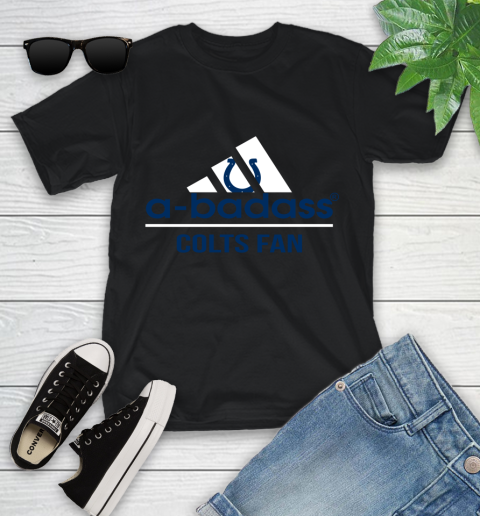 Indianapolis Colts NFL Football A Badass Adidas Adoring Fan Sports Youth T-Shirt