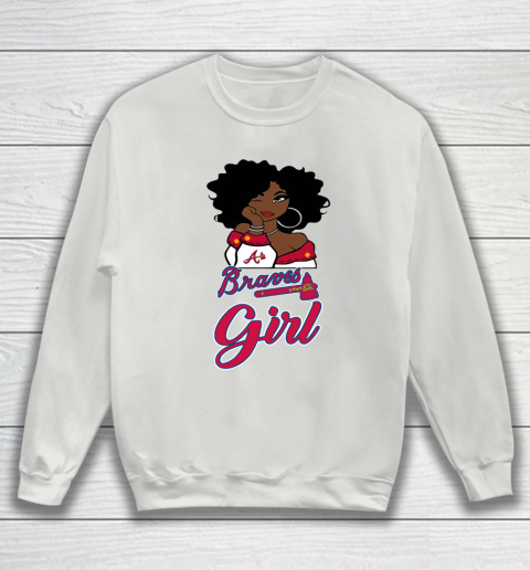 Atlanta Braves Girl MLB Sweatshirt 5