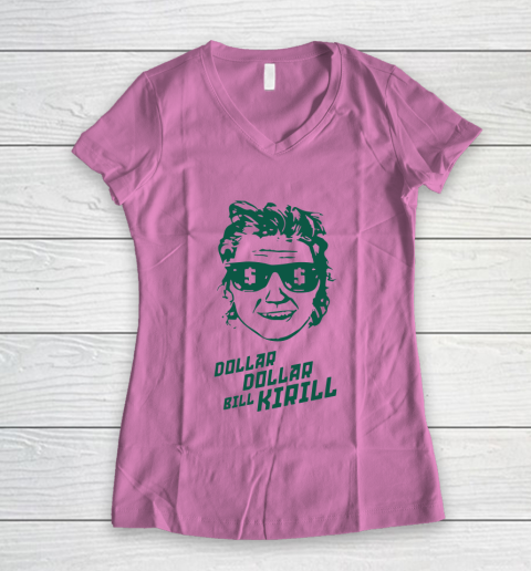 Dollar Dollar Bill Kirill Women's V-Neck T-Shirt 8