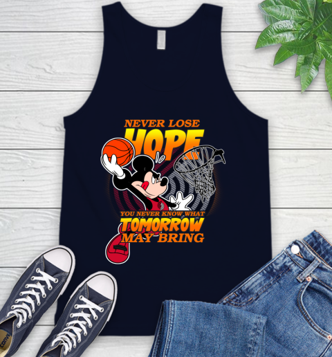 Portland Trail Blazers NBA Basketball Mickey Disney Never Lose Hope Tank Top 2