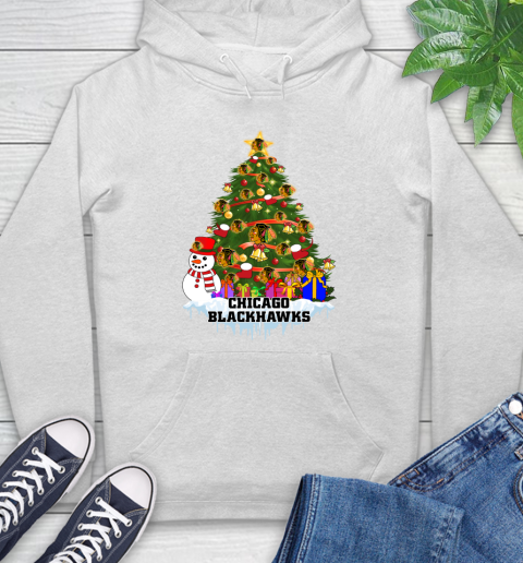 Chicago Blackhawks Merry Christmas NHL Hockey Sports Hoodie