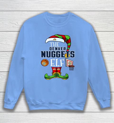 Denver Nuggets Christmas ELF Funny NBA Sweatshirt 8