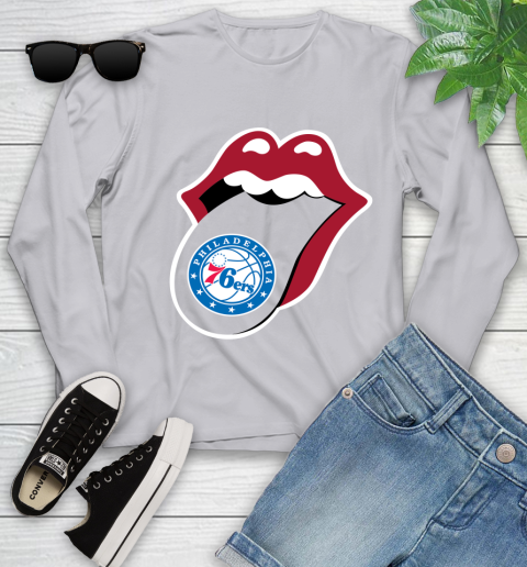Philadelphia 76ers NBA Basketball Lips I Root For My Team Adoring Fan 129