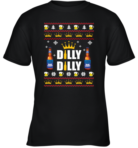 Bud Light Dilly Dilly Christmas Youth T-Shirt