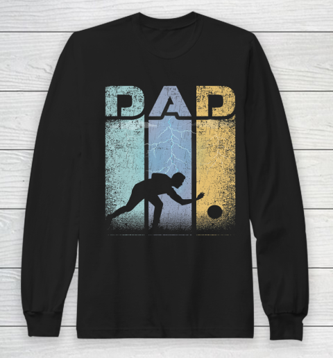 Father gift shirt Vintage Retro color Dad Bowling Player man lovers sports T Shirt Long Sleeve T-Shirt