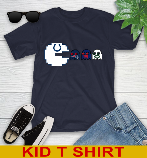 Indianapolis Colts NFL Football Pac Man Champion Youth T-Shirt 3