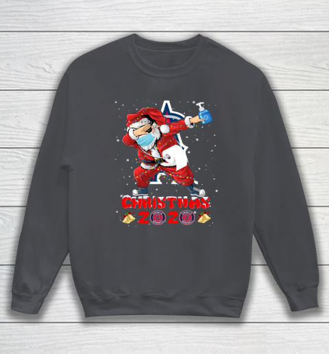Los Angeles Angels Funny Santa Claus Dabbing Christmas 2020 MLB Sweatshirt 4